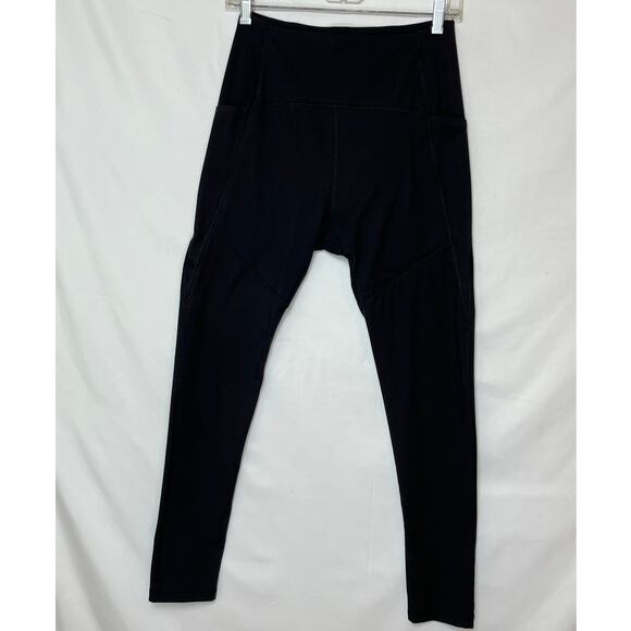 Thinx Women's Size Medium Black Athleisure Athletic Absorbent Leggings - Picture 1 of 7